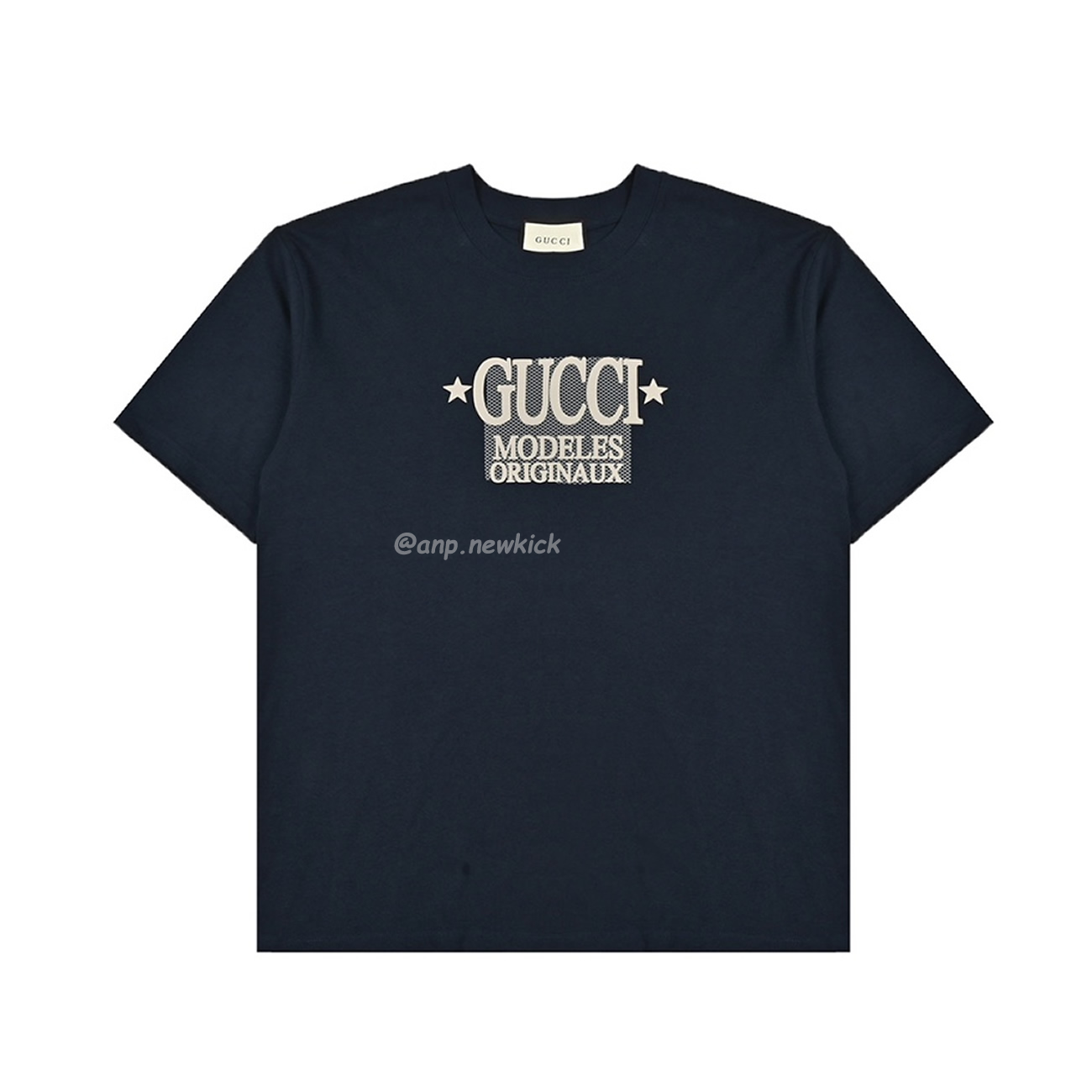 Gucci 24ss Star Tag G Letter Printed Short Sleeved T Shirt (9) - www.newkick.vip